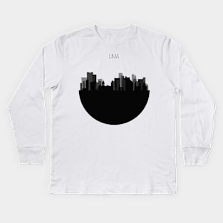 Lima Skyline Kids Long Sleeve T-Shirt